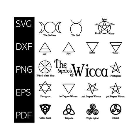 Witch symbols svg